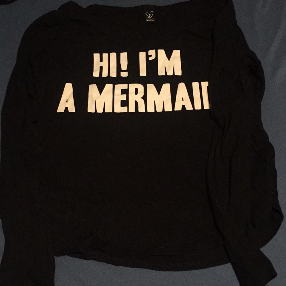 Long-sleeve flowy mermaid top BOGO